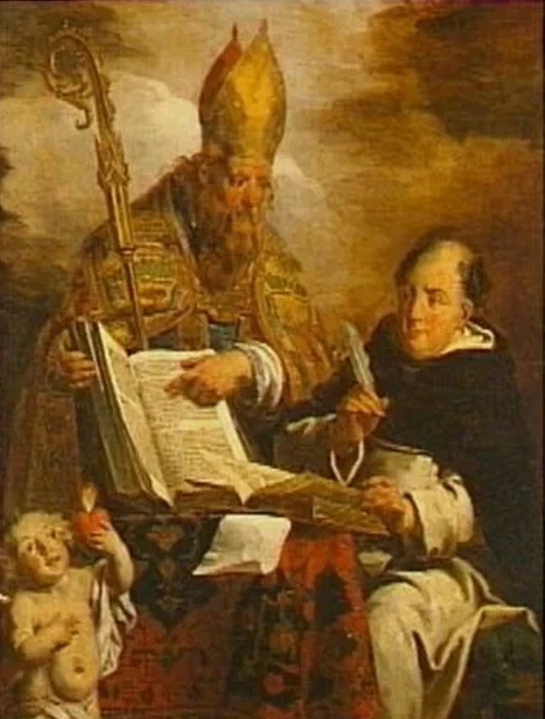 Pieter Jozef Verhaghen - Santi Agostino d'Ippona e Tommaso d'Aquino, 1776